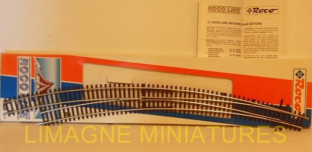 Fleischmann 9174 Aiguillage courbe gauche N ballasté Fleischmann